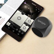 iGadgitz Al Series: &#039;The Cube&#039; Portable Wireless Stereo Bluetooth Brushed Aluminium Travel Speaker (3W Power with... N4