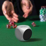 iGadgitz Al Series: &#039;The Cube&#039; Portable Wireless Stereo Bluetooth Brushed Aluminium Travel Speaker (3W Power with... N12