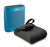 Bose&reg; SoundLink&reg; Color Blue Bundle | Bluetooth Mobile Speaker with Travel Case