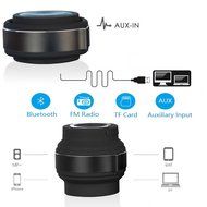 Bluetooth Speaker, Wireless Outdoor Portable Loud Speaker [Telescopic Structure Design] Flex Silicone Shell Support... N2