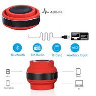 Bluetooth Speaker, Wireless Outdoor Portable Loud Speaker [Telescopic Structure Design] Flex Silicone Shell Support... N5
