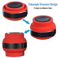 Bluetooth Speaker, Wireless Outdoor Portable Loud Speaker [Telescopic Structure Design] Flex Silicone Shell Support... N7
