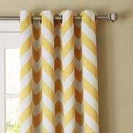 Best Home Fashion Room Darkening Chevron Print Curtains - Antique Bronze Grommet Top - Grey- 52"W X 63"L - (1... N8