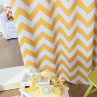 Best Home Fashion Room Darkening Chevron Print Curtains - Antique Bronze Grommet Top - Grey- 52"W X 63"L - (1... N11