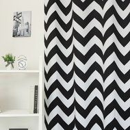 Best Home Fashion Room Darkening Chevron Print Curtains - Antique Bronze Grommet Top - Grey- 52"W X 63"L - (1... N24