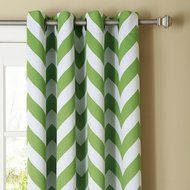Best Home Fashion Room Darkening Chevron Print Curtains - Antique Bronze Grommet Top - Grey- 52"W X 63"L - (1... N62