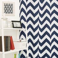 Best Home Fashion Room Darkening Chevron Print Curtains - Antique Bronze Grommet Top - Grey- 52"W X 63"L - (1... N68