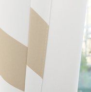 Best Home Fashion Room Darkening Chevron Print Curtains - Antique Bronze Grommet Top - Grey- 52"W X 63"L - (1... N75