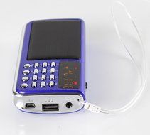 Anncia Mini Digital Media Portable Music MP3 Player Micro SD/TF USB Disk Speaker FM Radio. (69E Red) N21