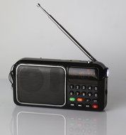 Anncia Mini Digital Media Portable Music MP3 Player Micro SD/TF USB Disk Speaker FM Radio. (69E Red) N40