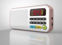 Anncia Mini Digital Media Portable Music MP3 Player Micro SD/TF USB Disk Speaker FM Radio. (69E Red) N66