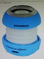 Axess SPLW11-6 Boombug Wired Mini Portable Speaker with Rechargeable Battery (Pink) N10