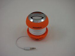 Axess SPLW11-6 Boombug Wired Mini Portable Speaker with Rechargeable Battery (Pink) N13