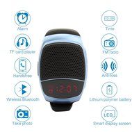 TAKSON&reg;Smart Watch,Sports Speaker watch,Portable Bluetooth Music Bicycle Speaker,Wireless Speakers watch, Hands-free... N4