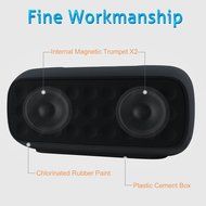 TecBillion Bluetooth 3.0 Portable Wireless Speaker, Total 6W Output Power with Enhanced Bass and Stereo Sound,... N3