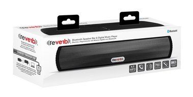Sondpex Corporation of America RBS-E15B Reverb Bluetooth Speaker Bar and Digital Music Player (Black/Silver) N4