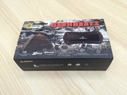 Rugged Geek GEEKBEATS JOLT5 10W X-Bass Wireless Portable Bluetooth Speaker and Charger / USB Power Bank - Red.... N6