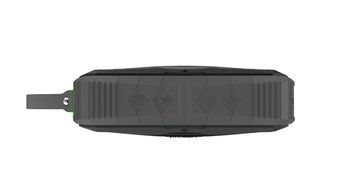 Rugged Geek GEEKBEATS JOLT5 10W X-Bass Wireless Portable Bluetooth Speaker and Charger / USB Power Bank - Red.... N11