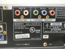 Sony DAV-BC150 5 DVD CD Changer S-Master 5.1 Channel Digital Amplifier DVD Player Home Theater System dts Surround... N5