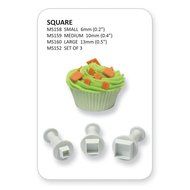 PME Plunger Cutters, Square, 3-Pack N3