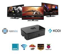 Raspberry Pi 3 Streaming TV Box - Assembled Kit with Fully Loaded Kodi (16GB SD Card) - 1 Kit Package