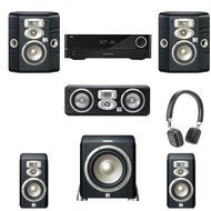 JBL L810 5.1 System, JBL L8400P sub, Harman/Kardon AVR 3700, SOHO Headphones