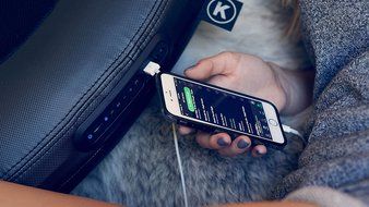 Kushion - Multi-Room Wireless Bluetooth Padded Speaker: Charges Your Phone, Takes Your Phone calls: Loud, More... N2