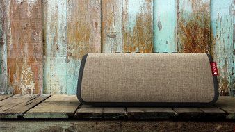 FUGOO Style XL- Portable Rugged Waterproof Bluetooth Speaker with Built in Speakerphone - Sand/Black - (Certified... N3