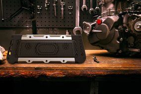 FUGOO Style XL- Portable Rugged Waterproof Bluetooth Speaker with Built in Speakerphone - Sand/Black - (Certified... N20