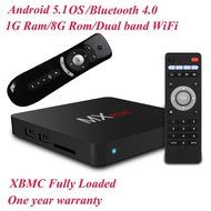 RiSheng MX Plus Andriod TV Box Amlogic S905 Android 5.1.1 Quad Core 64 Bit 4K 3D Streaming Media Player 1000M...