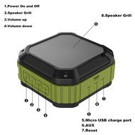 Wireless Bluetooth Speaker ,HOWADE Hi-Fi Stereo Portable Waterproof Bluetooth Speaker with 12 Hours Playtime,... N4