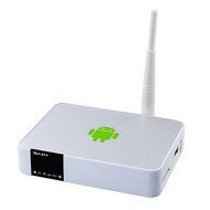 Well Gallery MEASY A5A Premium 1.2GHZ Cortex Processor Internet Android Mini TV BOX with Remote Control- White N3