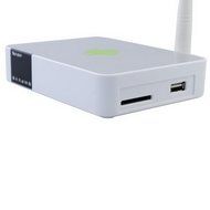 Well Gallery MEASY A5A Premium 1.2GHZ Cortex Processor Internet Android Mini TV BOX with Remote Control- White N4
