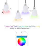 Global-store Bluetooth Smart LED Light Bulb Speaker Multicolored Dimmable Color Changing Decorative Party Lighting... N7