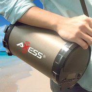 Axess SPBT1032-BK Portable Bluetooth Indoor/Outdoor 2.1 Hi-Fi Loud Speaker with Digital Screen, SD Card, USB,... N7