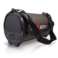 Axess SPBT1032-BK Portable Bluetooth Indoor/Outdoor 2.1 Hi-Fi Loud Speaker with Digital Screen, SD Card, USB,... N9