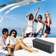 AELEC SoundTorch Bluetooth Speakers Portable Wireless Stereo Bluetooth 4.0 Mini Lightweight Speaker, Black N5
