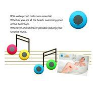 HULKER 001 Water Resistant Bluetooth Shower Speaker , Hands free Portable Speakerphone Built-in Mic Rechargeable... N8