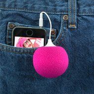 Quikcell Portable Speaker for Apple &amp; Android - Retail Packaging - Black/Black N7