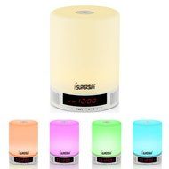 I-SUPERSIM Romantic lighting Wireless Bluetooth 4.0 Speaker 10W Alarm Clock Music Player APE MP3 WMA Lossless...