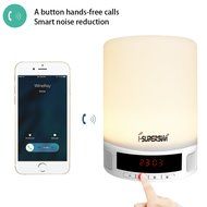 I-SUPERSIM Romantic lighting Wireless Bluetooth 4.0 Speaker 10W Alarm Clock Music Player APE MP3 WMA Lossless... N2