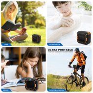 Vodool Bluetooth 3.0 Portable Wireless Bluetooth Speakers ,Waterproof Shockproof Dustproof Speaker 2000mAh ,Waterproof... N6