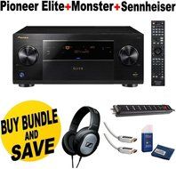 Pioneer Elite SC-87 9.2-Channel Class D3 Network A/V Receiver with HDMI 2.0 + Sennheiser HD201 Lightweight Over-Ear...