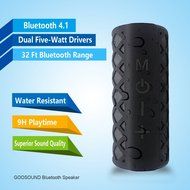 GOOLOO GOOSOUND Stereo Bluetooth 4.1 Speaker Portable Dual-Driver Wireless Speakers Built-in Mic, Water Resistant... N2