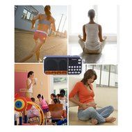 Aocome Portable Mini AM FM Radio Clear Speaker Music Player, Micro SD/TF Card Slot, USB Charging Cord, Rechargeable... N4