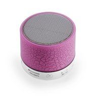 Bluetooth Speaker, Mini Portable Bluetooth Wireless Speaker with Colorful LED Light and Build-in Mic, Support... N15
