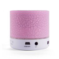Bluetooth Speaker, Mini Portable Bluetooth Wireless Speaker with Colorful LED Light and Build-in Mic, Support... N16