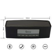 Portable Bluetooth Speaker, SUFUM High-performance Cubic Wireless Mini Stereo Speakers for iPhone,Samsung,LG,iPad... N4