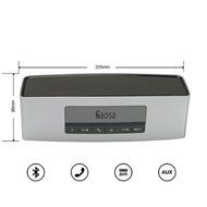 Portable Bluetooth Speaker, SUFUM High-performance Cubic Wireless Mini Stereo Speakers for iPhone,Samsung,LG,iPad... N10