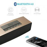 Portable Bluetooth Speaker, SUFUM High-performance Cubic Wireless Mini Stereo Speakers for iPhone,Samsung,LG,iPad... N15